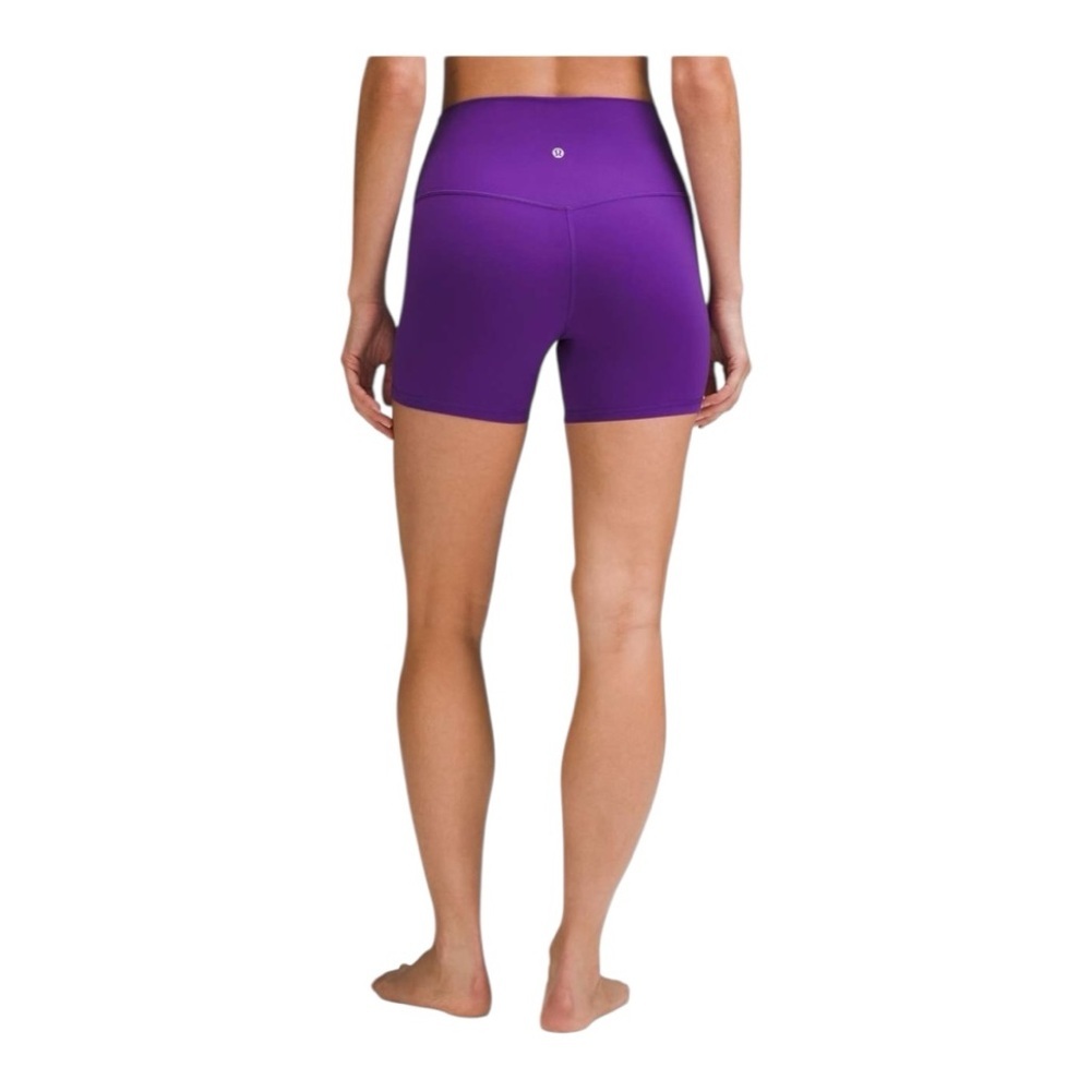 Lululemon Align High-Rise Short 4” Nulu College Purple Size 14 Yoga NWT - Picture 2 of 13